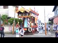 2018年　中津祇園　堀川町　朝車