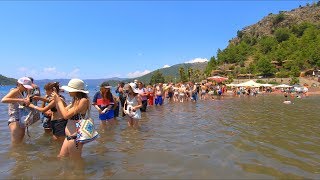 Kızkumu Beach in Marmaris Muğla, Türkiye