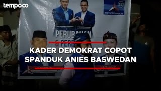 Kecewa Anies Baswedan dengan Cak Imim, Kader Demokrat Mulai Copot Spanduk