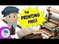 GREAT INVENTIONS OF HISTORY: GUTENBERG PRINTING PRESS I BOOK DAY | Happy Learning 📰💡⚙️