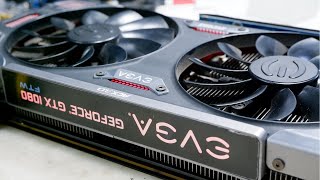 ซ่อมการ์ดจอภาพลาย ชิพแรมน่าจะเสีย evga gtx1080 ไม่รอด