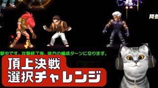 ロバート対策炸裂！頂上決戦 選択チャレンジ【KOF98UMOL】