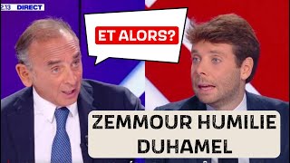 Le Débat EXPLOSIF Entre Zemmour et Duhamel sur BFM TV !