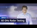 In-Cabin Monitoring Systems: 60 GHz Radar Testing