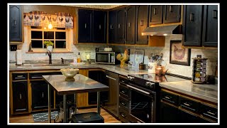 My Black Farmhouse Kitchen REVEALED!