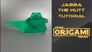 Star Wars Origami Tutorial: Jabba The Hutt