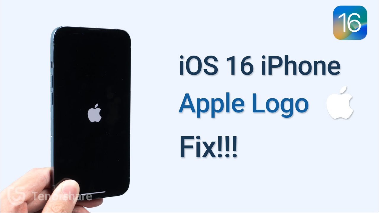 How To Fix IPhone Stuck On Apple Logo/Bootloop On IOS 16 - YouTube