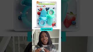 🥬✨ Munchkin Fresh Food Feeder | Healthy Snacking Made Easy! 🍏💙 #babynews #honestbaby #greenscreen