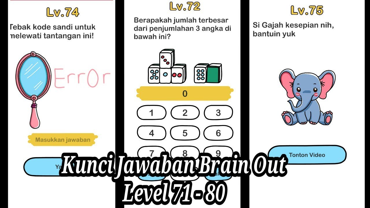 14+ Kunci Jawaban Brain Out Bahasa Inggris PNG