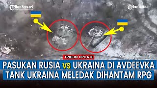 Full Aksi Brigade ke-114 Rusia Kerahkan Drone, Granat dan RPG Serang Tank Berikut Benteng Ukraina
