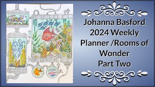 Johanna Basford 2024 Weekly Planner / Rooms of Wonder - Tanks (Part 2)