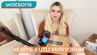 ÇEKİLİŞ İLE WATSONS SÜRPRİZ KUTUSU HEDİYE EDİYORUM ❤ #gift #çekilişler