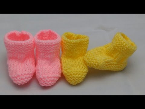 0-3 Month Booties | Beginners Knitted Version 2 0-3 Month Booties | Beginners Knitted Version 2