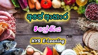 අපේ ආහාර 5 ශ්‍රේණිය පරිසරය