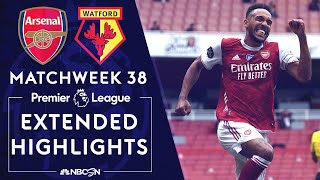 Arsenal v. Watford | PREMIER LEAGUE HIGHLIGHTS | 07/26/2020 | NBC Sports