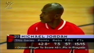 1997 N B A Eastern Conference First Round: Bullets vs. Bulls - GAME 3 [30-04-1997] DSF (subtitles)