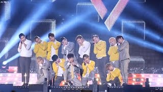 151009 세븐틴 (SEVENTEEN) 만세 Mansae [전체]직캠 Fancam  Music Bank (DDP) by Mera