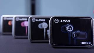 LUDOS TURBO Earphones In-Ear Headphones with Microphone