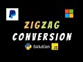 ZigZag Conversion - LeetCode 6 - LeetCode Daily Challenge