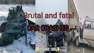 Brutal \u0026 fatal car crashes #18