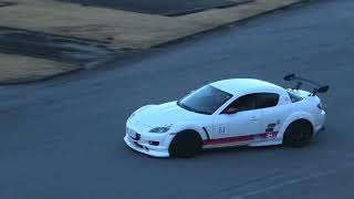 250104キョウセイMIジムカーナ練習会 1603 S2000青→RX8白赤