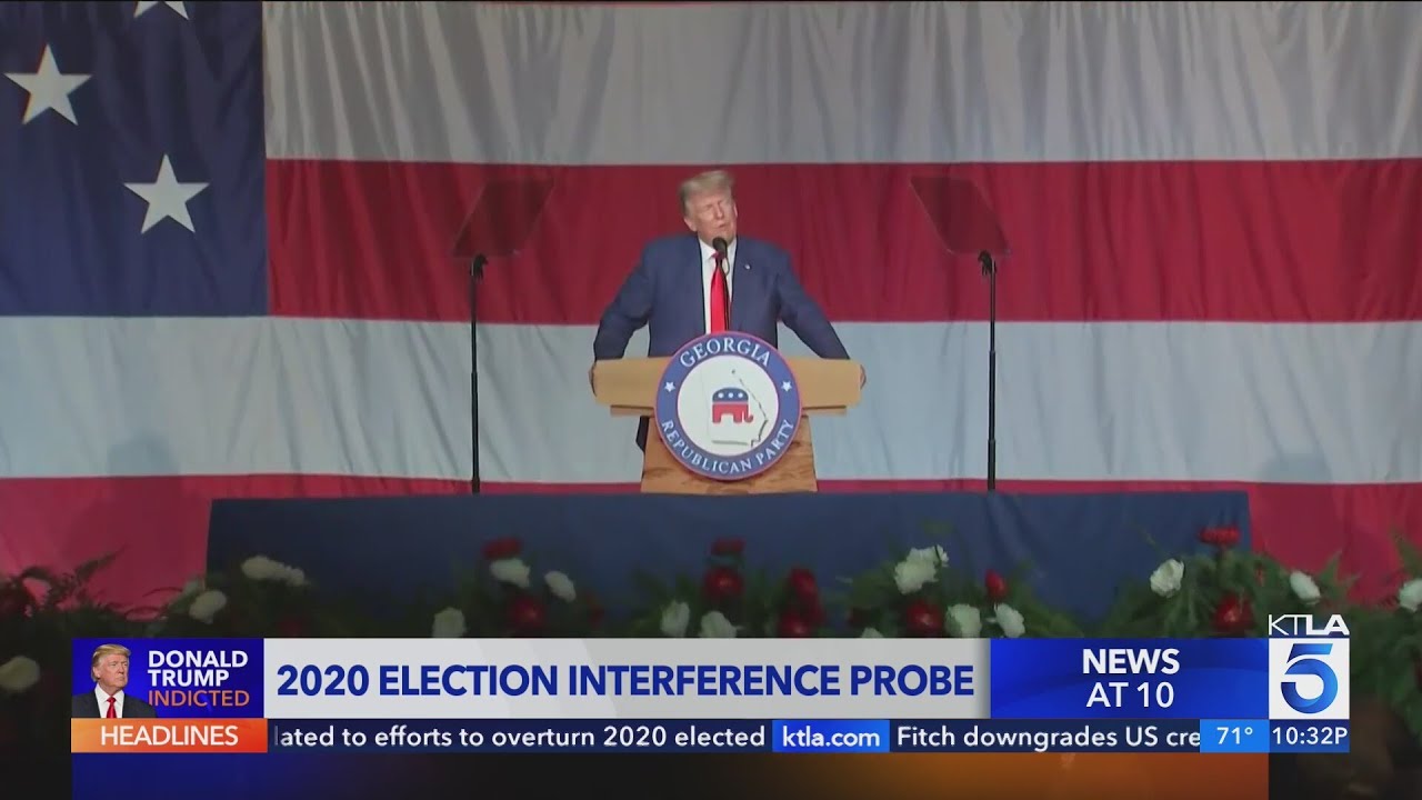 Trump Indicted In 2020 Election Interference Prob - YouTube