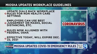 MIOSHA withdraws coronavirus mandates for most workplaces