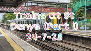 Trains at St Denys • 24-7-23