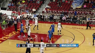 Texas Legends with 20 3-pointers against the Energy
