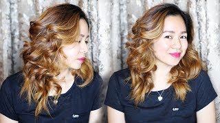 We Tried the Beachy Waves Hair Tutorial Using Flat Iron-Jessica Alba & Khloe Kardashian ( Inspired)