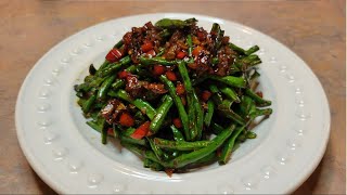 How To Make Stir Fried Long Beans in Black Bean Sauce | Still My #1 Favorite Chinese Vegetable Dish