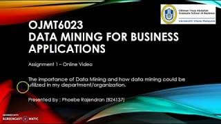 Assignment 1 Data Mining - Phoebe
