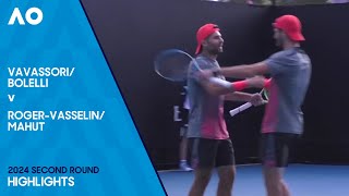 Bolelli/Vavassori v Mahut/Roger-Vasselin Highlights | Australian Open 2024 Second Round