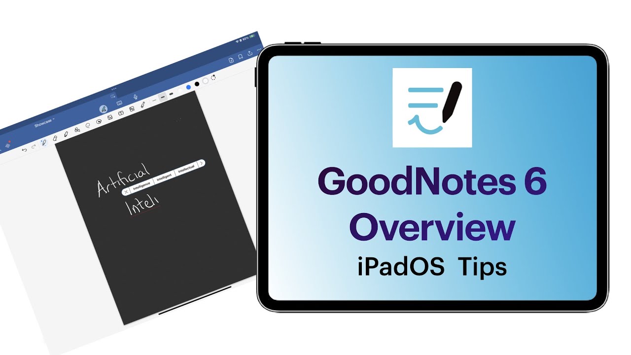 Ipad Tips Goodnotes 6 Overview Youtube