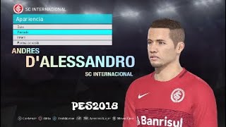 ANDRES D ALESSANDRO PES 2018