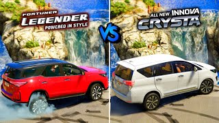 Innova Crysta 2022 Vs Fortuner Legender 2022 | Extreme Off-Roading | Gta 5 Indian Cars