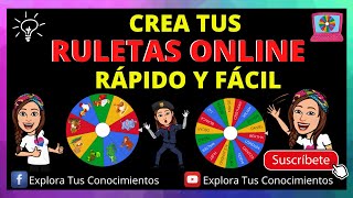 💻CREA TU RULETA ONLINE , IDEAL PARA TUS CLASES VIRTUALES👌👌👌