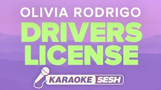 Olivia Rodrigo - drivers license (Karaoke)