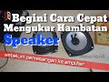 Cara Mengukur Hambatan Speaker Menggunakan Avometer Digital -Menghitung Tahanan Speaker