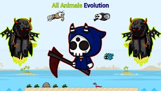 All Animals Evolution With infernal Baron Reaper (EvoWorld.io)