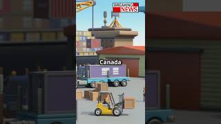 Trump's Tariff Tussle: Canada \u0026 Mexico React! #digitalregulation #breakingnews #globalnews