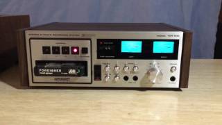 Marantz Superscope Stereo 8-Track Recording System Demo Pt 2