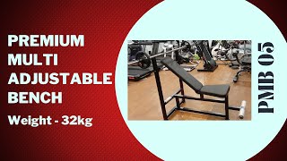 PMB-05 Multi Adjustable BENCH PRESS for HOME USE by Energie Fitness