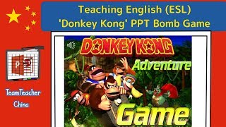 Donkey Kong PPT Game in IWB Class Lesson Plan | Classroom PPT Games