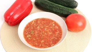 Homemade Gazpacho Recipe - Laura Vitale - Laura in the Kitchen Episode 777