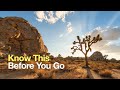 Joshua Tree Hiking Tips