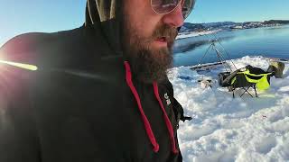 Winter shore angling on the south west coast of Norway