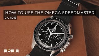 Omega Speedmaster Instruction: How To Use The Tachymeter Bezel & Chronograph Function