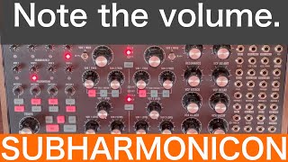 moog subharmonicon no effect no talk