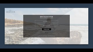 [Basic Project] BMI Calculator in HTML5, CSS3, & Java Script